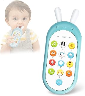 Jouets d'éducation précoce pour bébé, téléphone portable, jouet de dentition musical lumineux, jouet