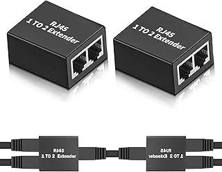 Répartiteur ethernet 1 à 2 rj45 avec coupleur et adaptateur réseau. La boutique en ligne DIAYTAR COTE D'IVOIRE est devenue l'incontournable pour les consommateurs ivoiriens, avec une offre incroyable de plus de 300 000 références. Cette boutique généraliste propose des produits de qualité à des prix compétitifs, ce qui l'a établie comme leader du marché en ligne en Côte d'Ivoire. DIAYTAR COTE D'IVOIRE continue de se renforcer et d'élargir son portefeuille de produits pour satisfaire les besoins de sa clientèle.