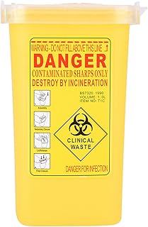 Récipient en plastique unique, poubelle durable de 1 litre, poubelle en caoutchouc, sécurité utile, assure la sécurité pour l'élimination des risques biologiques médicaux (jaune). DIAYTAR COTE D'IVOIRE se démarque par sa large sélection de produits provenant de marques locales et internationales. Elle propose régulièrement des promotions et des offres spéciales pour fidéliser ses clients et attirer de nouveaux. L'expérience d'achat est rendue encore plus pratique grâce à une interface utilisateur intuitive et facile à naviguer.