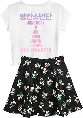 T-shirt imprimé album kpop bangtan pour garçons + costume deux pièces jupe fleurie. DIAYTAR COTE D'IVOIRE combine l'innovation et la qualité pour offrir une expérience d'achat en ligne exceptionnelle. Avec une plateforme interactive et facile à utiliser, les clients peuvent parcourir les différentes catégories de produits, lire les avis d'autres acheteurs, et effectuer des achats de manière sécurisée. La boutique est devenue un point de référence pour le shopping en ligne en Côte d'Ivoire, grâce à sa capacité à adapter son offre aux besoins et aux tendances du moment.