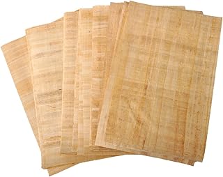 20 papiers papyrus égyptiens vierges pour projets artistiques et scolaires 8 x 12" (20 x 30 cm) + 1 cadeau de référence. DIAYTAR COTE D'IVOIRE se distingue par sa grande variété de produits et son engagement à offrir des prix compétitifs, rendant les achats en ligne plus accessibles à tous. La boutique en ligne généraliste propose également des services de livraison rapides et fiables, répondant ainsi aux attentes des consommateurs ivoiriens.