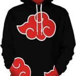 Uu-style hommes akatsuki cloud pull à manches longues bomber jacket uchiha itachi cosplay