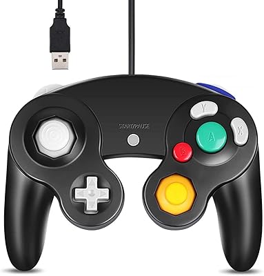 Contrôleur arroint gc, contrôleur de remplacement gamecube, compatible avec contrôleur de jeu filaire