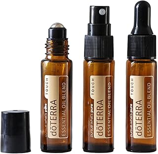 Ecv 3 flacons pulvérisateurs en verre marron, flacon d'huile essentielle de 10 ml