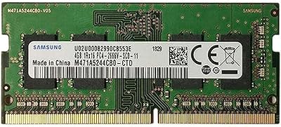 Samsung 4 go ddr4 pc4-21300, 2666 mhz, sodimm 260 broches, 1,2 v, module