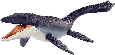 Figurine de dinosaure mosasaurus dominion jurassic world dominion 29" de haut, articulations mobiles