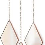 Miroir umbra dima, lot de 3, trio de miroirs décoratifs pour décoration murale