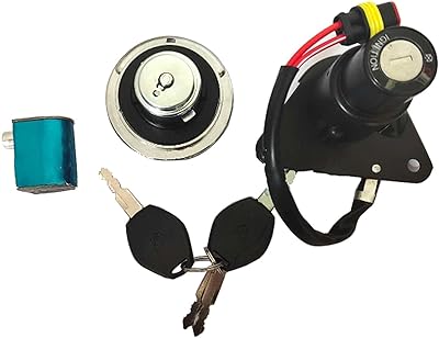Compatible avec keeway pour qj250-l pour cruiser 250 interrupteur d'allumage de moto bouchon de réservoir serrure jeu de clés clés clé d'allumage de moto. DIAYTAR COTE D'IVOIRE, c'est plus de 300 000 références à portée de clic. Nous sommes fiers de nos partenariats avec les plus grandes marques pour vous offrir les meilleures options. Notre équipe est à votre écoute pour vous aider à trouver ce que vous cherchez et vous assurer une expérience d'achat en toute confiance.