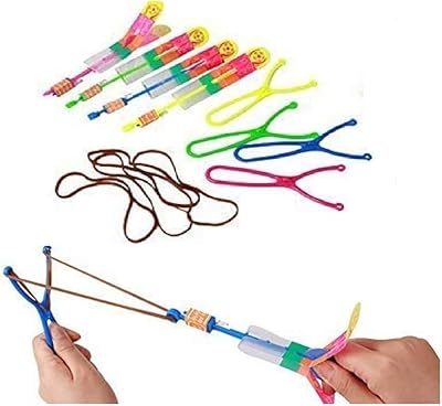 12 pièces grande taille incroyable lumière led fronde flèche fusée avion hélicoptère avion amusant fête jouet cadeau flexible. La boutique DIAYTAR COTE D'IVOIRE se distingue par sa diversité de produits et son engagement à offrir un service client de haute qualité. Avec des délais de livraison rapides et des modes de paiement sûrs, elle est devenue une destination de confiance pour les consommateurs ivoiriens. Les clients apprécient la variété des marques et des produits proposés.