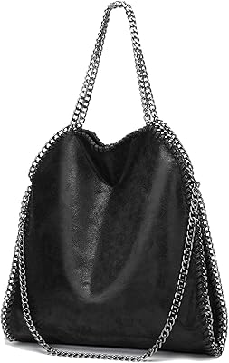 Sacs à main pour femmes en cuir souple créateur de mode poignée supérieure poche décontractée dames fourre-tout chaîne portable grands sacs à bandoulière noir. DIAYTAR COTE D'IVOIRE est une boutique en ligne généraliste qui propose plus de 300 000 références de produits. Elle offre une large gamme de choix pour répondre aux besoins de ses clients. C'est la boutique en ligne leader en Côte d'Ivoire.