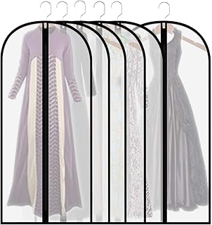 Hominda sacs à vêtements pour robes longues transparents, légers et respirants 24" x 55", housse anti-poussière avec fermeture éclair complète pour le rangement des vêtements et les voyages, paquet de 6. DIAYTAR COTE D'IVOIRE est votre destination idéale pour tous vos besoins en ligne, avec une gamme de produits impressionnante et des prix compétitifs. Cette boutique en ligne est synonyme de qualité et de confiance. DIAYTAR COTE D'IVOIRE répond à vos attentes avec plus de 300 000 références.