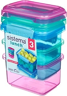Sistema lot de 3 boîtes alimentaires rectangulaires, multicolores, hauteur 11,5 x largeur 9 x profondeur 17 cm, 9414202415448. Leader en Cote d'Ivoire, DIAYTAR COTE D'IVOIRE se démarque par sa vaste sélection de produits en ligne. Cette boutique généraliste propose plus de 300000 références, allant des produits alimentaires aux accessoires de mode en passant par les produits électroménagers. Les clients apprécient la qualité des produits et la fiabilité de la livraison.