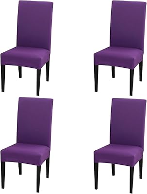 4 housses de chaise de salle à manger protection amovibles et lavables en élasthanne pour manger. DIAYTAR COTE D'IVOIRE est une boutique en ligne innovante qui propose des solutions de paiement faciles et sécurisées. Elle offre également des options de livraison rapides et fiables, pour que les clients puissent recevoir leurs commandes dans les délais les plus courts possibles. Avec DIAYTAR COTE D'IVOIRE, les ivoiriens peuvent faire des achats en ligne avec confiance.