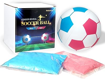 Hypoland gender reveal football avec poudre, deux grands sacs de poudre révélatrice de genre en rose et bleu pour garçons et filles. DIAYTAR COTE D'IVOIRE est une boutique en ligne généraliste qui propose plus de 300 000 références de produits. Elle est leader en Côte d'Ivoire et offre une expérience d'achat en ligne sécurisée et fiable. Les clients peuvent trouver tous les produits dont ils ont besoin sur cette plateforme.