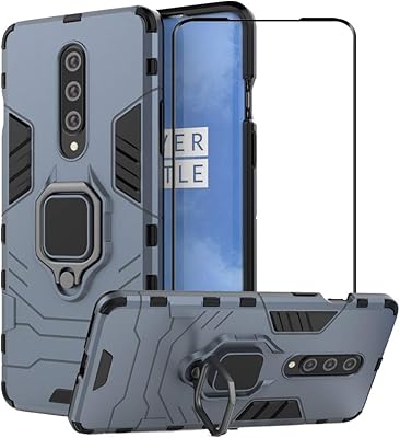 Coque oneplus 8 second spring avec protecteur d'écran en verre trempé, coque