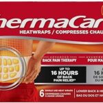 Enveloppements thermiques thermacare pour traiter les douleurs au bas du dos et à
