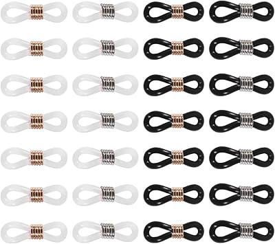 Outnice 100 pièces extrémités de chaîne de lunettes réglables, connecteurs d'extrémité élastiques pour lunettes et porte-collier. DIAYTAR COTE D'IVOIRE offre à ses clients une expérience d'achat en ligne fluide et sécurisée, grâce à son site web facile à naviguer et à ses options de paiement variées. Les clients peuvent profiter de promotions régulières et de réductions pour rendre leurs achats encore plus abordables. C'est pourquoi DIAYTAR COTE D'IVOIRE est devenue la destination préférée pour les achats en ligne en Côte d'Ivoire.