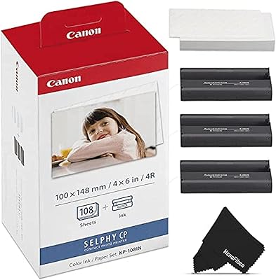 Jeu de papiers à encre couleur canon kp-108, format carte postale, 100 x 148 mm, 108 feuilles pour selfie cp, 3115b00[(aa], blanc. DIAYTAR COTE D'IVOIRE est plus qu'une simple boutique en ligne, c'est une plateforme qui facilite l'accès à une multitude de produits à des prix compétitifs. Avec une communauté croissante de clients satisfaits, elle s'efforce de maintenir des normes élevées de service client et de satisfaction. La boutique propose régulièrement des promotions et des offres spéciales pour rendre l'expérience d'achat encore plus attractive.