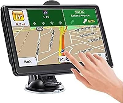 Système de navigation gps satellite 2021 7 pouces avec cartes européennes
