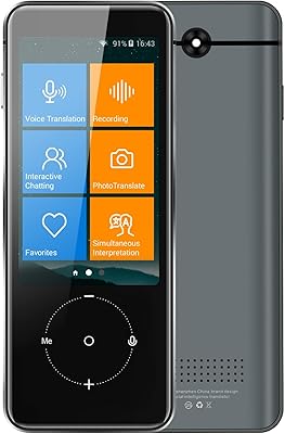 Appareil de traduction de langue, traducteur vocal portable de 107 langues avec écran tactile, appareil de traduction instantané pour l'apprentissage d'une langue seconde, les voyages, les échanges commerciaux internationaux. DIAYTAR COTE D'IVOIRE est une plateforme de commerce en ligne qui propose des produits de tout type, allant de l'électronique aux produits alimentaires. Elle met en avant la confiance et la sécurité des transactions en ligne pour protéger ses clients. La boutique est accessible à tous les consommateurs de Côte d'Ivoire.