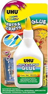 Colle uhu pour les arts et l'artisanat, bouteille blanche pour jeunes écoles créatives, 100 g, transparente après séchage. DIAYTAR COTE D'IVOIRE est la destination idéale pour les clients qui cherchent une boutique en ligne fiable et diverse. La boutique en ligne propose des produits pour tous les âges et toutes les occasions, allant des produits alimentaires aux produits électroménagers.