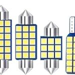 Kit d'éclairage de dôme de carte intérieure led blanc 11 pièces, pour toyota