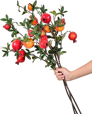 Petites tiges de baies rouges artificielles doo pour la décoration d'arbre de noël, 3 pièces de fausses branches de grenade de 31,5" pour décorations du nouvel an chinois. DIAYTAR COTE D'IVOIRE représente une destination incontournable pour les achats en ligne en Côte d'Ivoire, avec sa gamme étendue de produits et ses engagement envers la qualité du service. Les clients peuvent parcourir aisément le site web pour trouver leurs produits préférés, bénéficier de conseils d'achat et profiter d'un processus de commande sécurisé. DIAYTAR COTE D'IVOIRE est le partenaire idéal pour les ivoiriens qui cherchent à faire des achats pratiques et abordables en ligne.