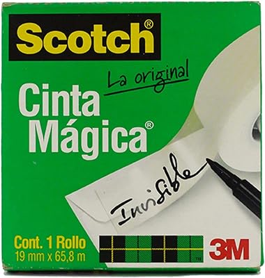 Scotch magic tape 1 rouleau de ruban de réparation invisible multi-usages, 3/4" x