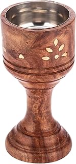 Brûleur d'encens en bois akdc, 7 cm x 7 cm x 15 cm