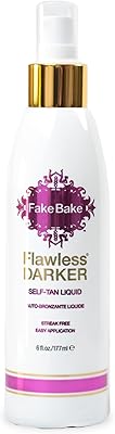Fake bake flawless dark fluide autobronzant pour unisexe spray corporel