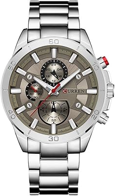 Montre à quartz étanche en acier inoxydable curren original pour hommes 8275
