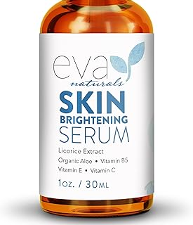 Sérum blanchissant pour la peau eva naturals à l'extrait de réglisse pour éclaircir la peau et les taches brunes (30 ml). DIAYTAR COTE D'IVOIRE propose une large gamme de produits avec plus de 300000 références, répondant ainsi aux besoins variés de sa clientèle. En tant que boutique leader en Côte d'Ivoire, DIAYTAR COTE D'IVOIRE assure une expérience d'achat en ligne fiable et sécurisée. Avec une offre constamment mise à jour, les clients peuvent découvrir de nouveaux produits régulièrement.