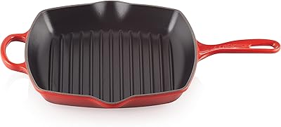 Poêle à frire carrée en fonte le creuset, 26 cm, cerise. DIAYTAR COTE D'IVOIRE est la boutique en ligne idéale pour les clients qui cherchent une grande sélection de produits. Avec plus de 300000 références, elle propose tout ce dont vous avez besoin, du produit alimentaire au produit électronique. La boutique garantit la qualité et la sécurité de ses produits.