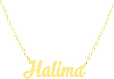 Collier plaqué or 21 carats portant le nom halima, plaqué or, sans pierres précieuses. Avec DIAYTAR COTE D'IVOIRE, les clients peuvent profiter d'une expérience d'achat en ligne sécurisée et pratique, avec des moyens de paiement variés et des options de livraison flexibles. La boutique en ligne propose également des promotions et des réductions régulières, ce qui permet aux clients de faire des économies. Les clients peuvent également profiter d'un service client personnalisé.