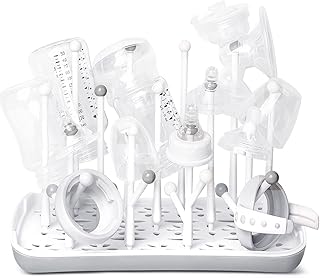 Égouttoir à biberons termicci avec plateau, égouttoir à biberons haute capacité pour biberons