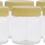 Royalford rf11222 pot rond hermétique en pet de 100 ml, lot de 6