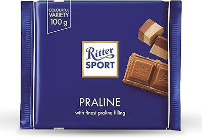 Chocolat praliné ritter sport 100 grammes
