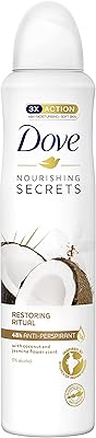 Dove nourishing secrets fleur de noix de coco et de jasmin avec 1⁄4