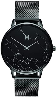 Montre pour femme mvmt boulevard melrose à quartz en marbre avec cadran noir