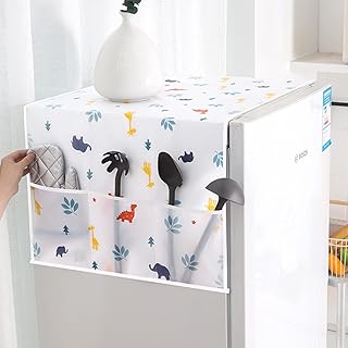 Housse de réfrigérateur anti-poussière ecv peva, housse étanche avec poches de rangement, housses de four polyvalentes. DIAYTAR COTE D'IVOIRE est la destination idéale pour les acheteurs en ligne qui recherchent une grande sélection de produits à des prix compétitifs. La boutique propose une large gamme de catégories, allant de l'électronique aux produits alimentaires, en passant par les vêtements et les accessoires. Les clients peuvent profiter d'une expérience d'achat en ligne sécurisée et facile à utiliser.