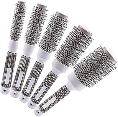 Ensemble d'outils de coiffure ronds en céramique lonic (19 mm, 25 mm, 32 mm, 45 mm, 53 mm). DIAYTAR COTE D'IVOIRE est une plateforme de commerce en ligne qui propose une vaste sélection de produits, allant des produits alimentaires et d'hygiène aux accessoires de mode et aux produits électroniques. Avec plus de 300 000 références, les clients peuvent trouver facilement ce qu'ils cherchent. La boutique en ligne met en avant la qualité de ses produits et la fiabilité de ses services.