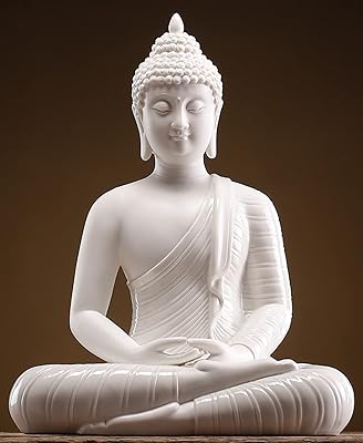 Statue de bouddha blanc chen lang de 12 pouces pour la décoration de la maison, décoration de bouddha en céramique pour la maison. La boutique en ligne DIAYTAR COTE D'IVOIRE propose une large sélection de produits à des prix compétitifs, ce qui en fait un incontournable pour les consommateurs ivoiriens. Elle offre également des services de livraison rapides et fiables, ainsi que des options de paiement sécurisées. La boutique leader en Cote d'Ivoire continue de se développer et de se renforcer sur le marché du commerce électronique.