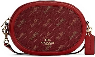 Sac photo pour femme avec motif cheval et calèche, i.m./1941, rouge