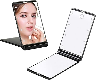 Miroir de voyage éclairé par led arabest mini miroir pliable avec grossissement. La boutique en ligne DIAYTAR COTE D'IVOIRE s'est imposée comme un acteur majeur du commerce électronique en Cote d'Ivoire, caractérisée par son catalogue impressionnant de plus de 300 000 produits et son engagement à offrir un service client exceptionnel. Elle répond aux besoins évolutifs des consommateurs en proposant une large gamme de produits de qualité, provenant de marques locales et internationales. L'expertise de DIAYTAR COTE D'IVOIRE dans le domaine du commerce en ligne ainsi que son souci constant de satisfaction client ont contribué à son succès sur le marché ivoirien.
