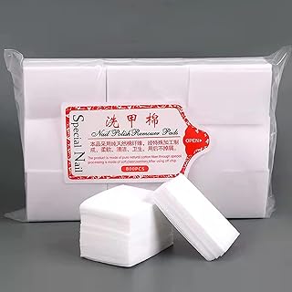 1000 pièces de cotons non pelucheux ensemble de dissolvant de vernis à ongles
