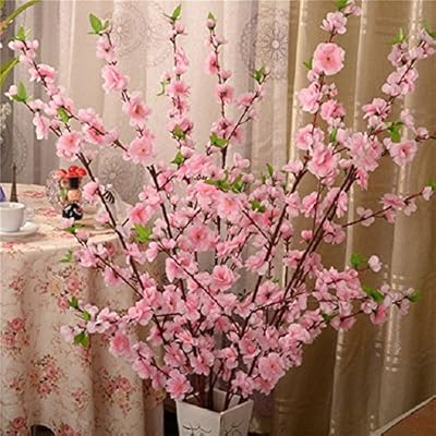 Asdomo 10 pièces branches de fleurs de cerisier artificielles en soie fleur de pêche de printemps arrangements de fleurs artificielles pour la décoration de fête de mariage à la maison. La boutique en ligne DIAYTAR COTE D'IVOIRE se démarque par son vaste choix de produits et son engagement à offrir le meilleurs service client. Elle propose une large gamme de produits allant de l'électronique aux produits alimentaires. Les clients apprécient la facilité de navigation et les options de paiement sécurisées.