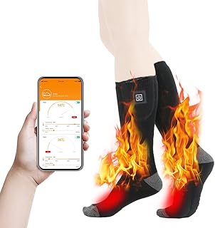 Chaussettes chauffantes électriques jenny pour hommes et femmes, alimentées par application, chaussettes chauffantes à piles en hiver, chaussettes chaudes pour temps froid, camping, ski, randonnée, cyclisme. La boutique en ligne DIAYTAR COTE D'IVOIRE est une référence pour les consommateurs ivoiriens. Avec plus de 300000 références, elle propose une grande variété de produits pour tous les goûts et les besoins. La qualité des produits et le service client sont les priorités de cette boutique en ligne.
