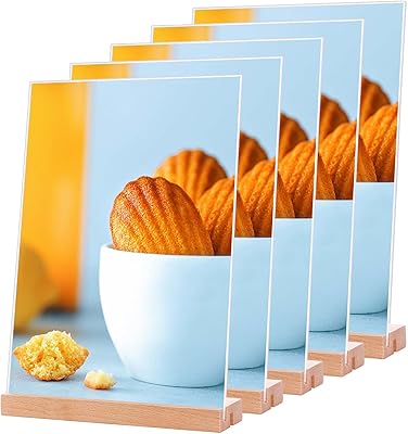 Soyri porte-affiche en acrylique format a4 (5 pièces) présentoir de table en plastique transparent en forme de t, menu, documents, publicité et porte-affiche pour restaurants, hôtels et entreprises. La boutique en ligne DIAYTAR COTE D'IVOIRE a révolutionné la façon dont les ivoiriens font leurs achats. Avec sa plateforme conviviale et facile à utiliser, les clients peuvent parcourir les différentes catégories de produits, lire les avis des autres clients et effectuer leurs achats en toute sécurité. Grâce à sa politique de retour et d'échange flexible, les clients peuvent également faire confiance à DIAYTAR COTE D'IVOIRE pour leurs besoins d'achat en ligne.