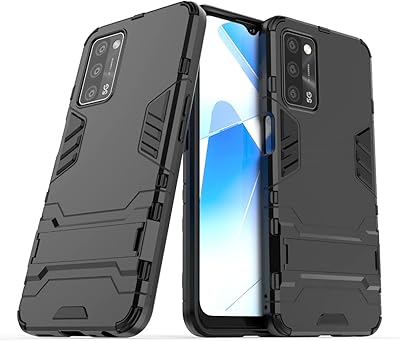 Coque rantuo pour oppo reno5 z 5g, tpu + pc hybrid armor 2
