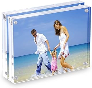 Cadre photo en acrylique transparent double face okoz®, taille 15 x 20 cm (6 x 8 pouces), cadres photo magnétiques pour affichage de bureau 2 pièces. DIAYTAR COTE D'IVOIRE, votre boutique en ligne généraliste de confiance, propose plus de 300 000 références pour répondre à vos besoins. Vous y trouverez tout ce qu'il vous faut, des produits high-tech auxAccessoires de mode en passant par les produits alimentaires. DIAYTAR COTE D'IVOIRE est la référence en matière de commerce en ligne en Côte d'Ivoire.